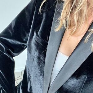 Black Velvet Tux Blazer!